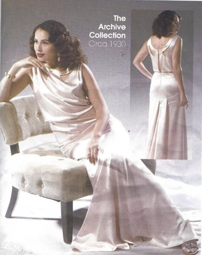 McCall's Sewing Pattern 7154, Retro 1930 Evening Dress, Sizes 14 - 22, New - Picture 2 of 3