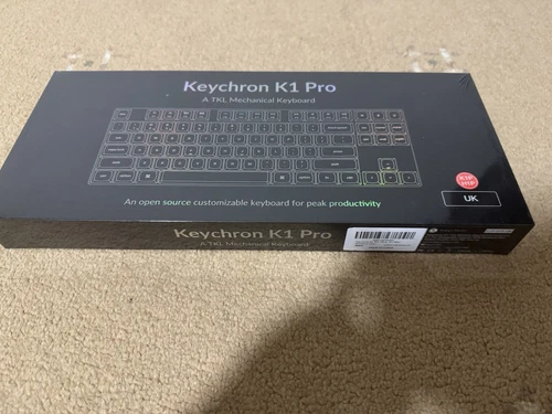 New Keychron K1 Pro Ultra Slim Bluetooth Wireless USB  Mechanical Keyboard PBT