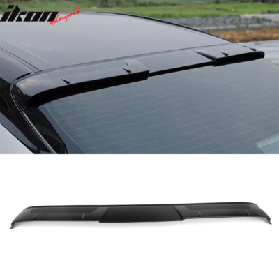 #ad Fits 18 26 Toyota Camry IKON V2 Style Rear Roof Window Spoiler ABS Matte Black $52.99