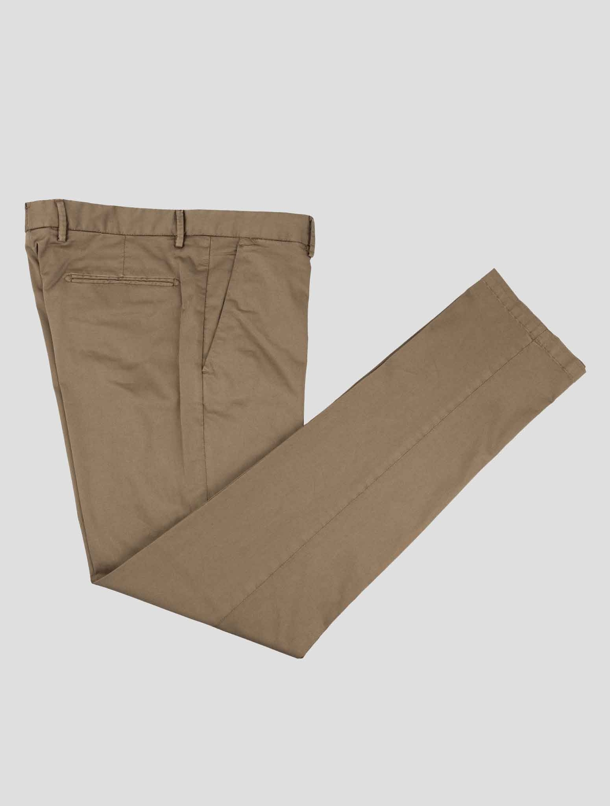 NEW LUIGI BORRELLI BROWN COTTON EA PANTS US 32 - EU 48 LBJZ11 51390₽