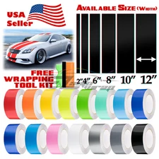 Gloss Color Racing Stripes Vinyl Wrap For Infiniti G37 Stripe Sticker 25FT /50FT