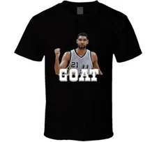 Tim Duncan Goat Basketball Fan T Shirt