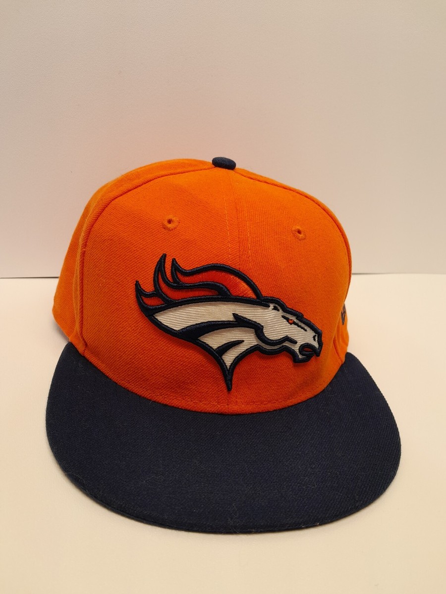 New Era 59Fifty Mens Cap NFL Denver Broncos Fitted Hat Size 3/8