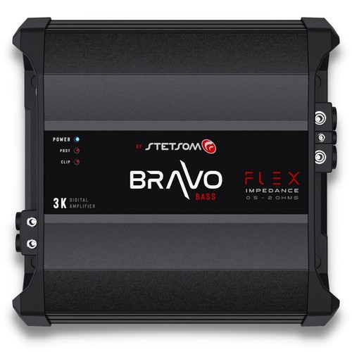 USED STETSOM BRAVO BASS FLEX 3K .5OHM~2OHM + SAME DAY SHIPPING FROM USA