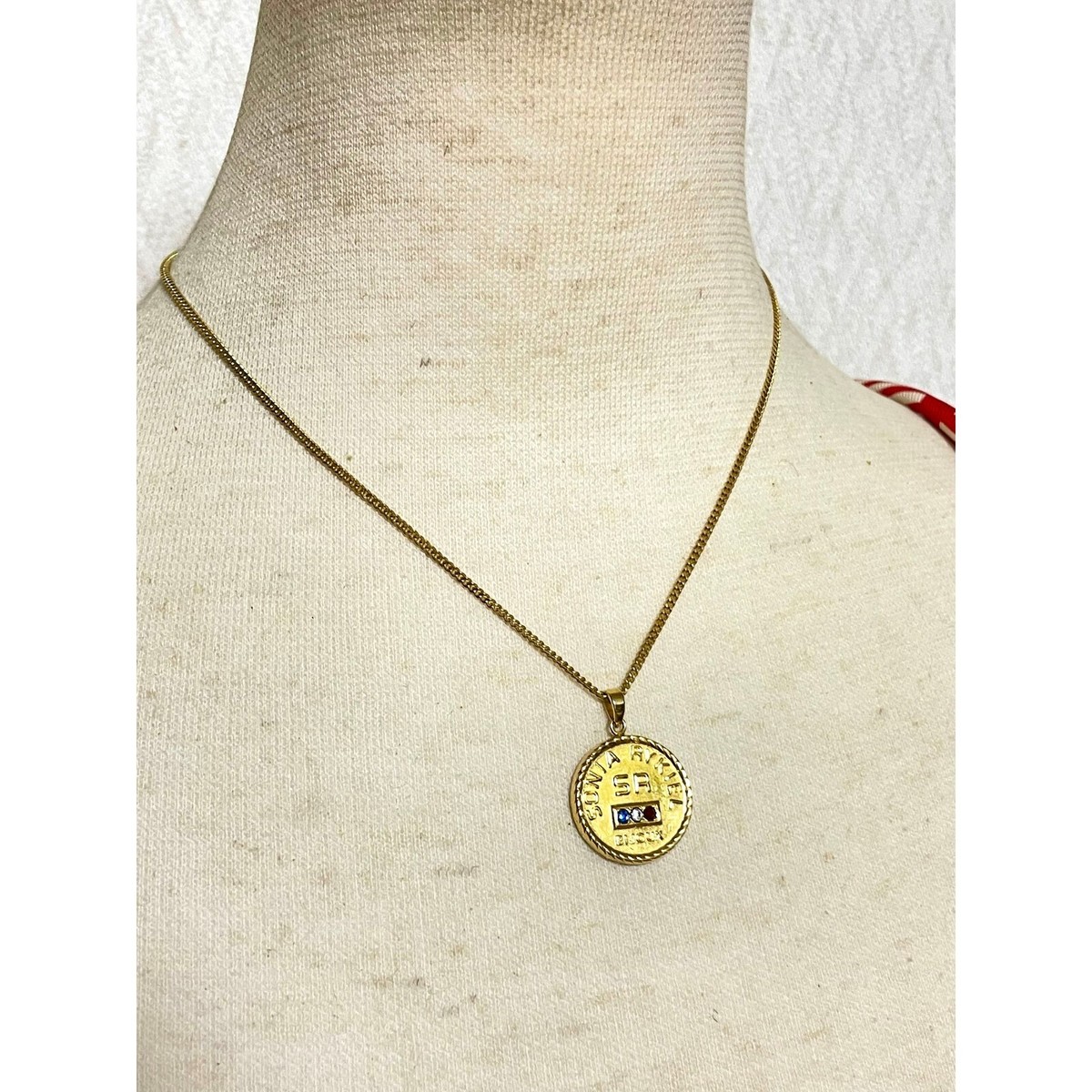 アクセサリー VINTAGE SONIA RYKIEL GOLD CHAIN NECKLASS s-l400.jpg