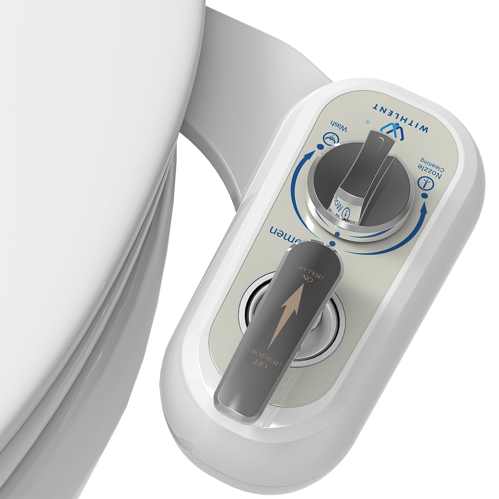 Left Hand Bidet Attachment for Toilet - Self-Cleaning control panel on left s...