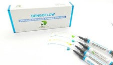 Dent Flowable Light Cure Dental Composite 4 Syringe Kit Blue Colour Only