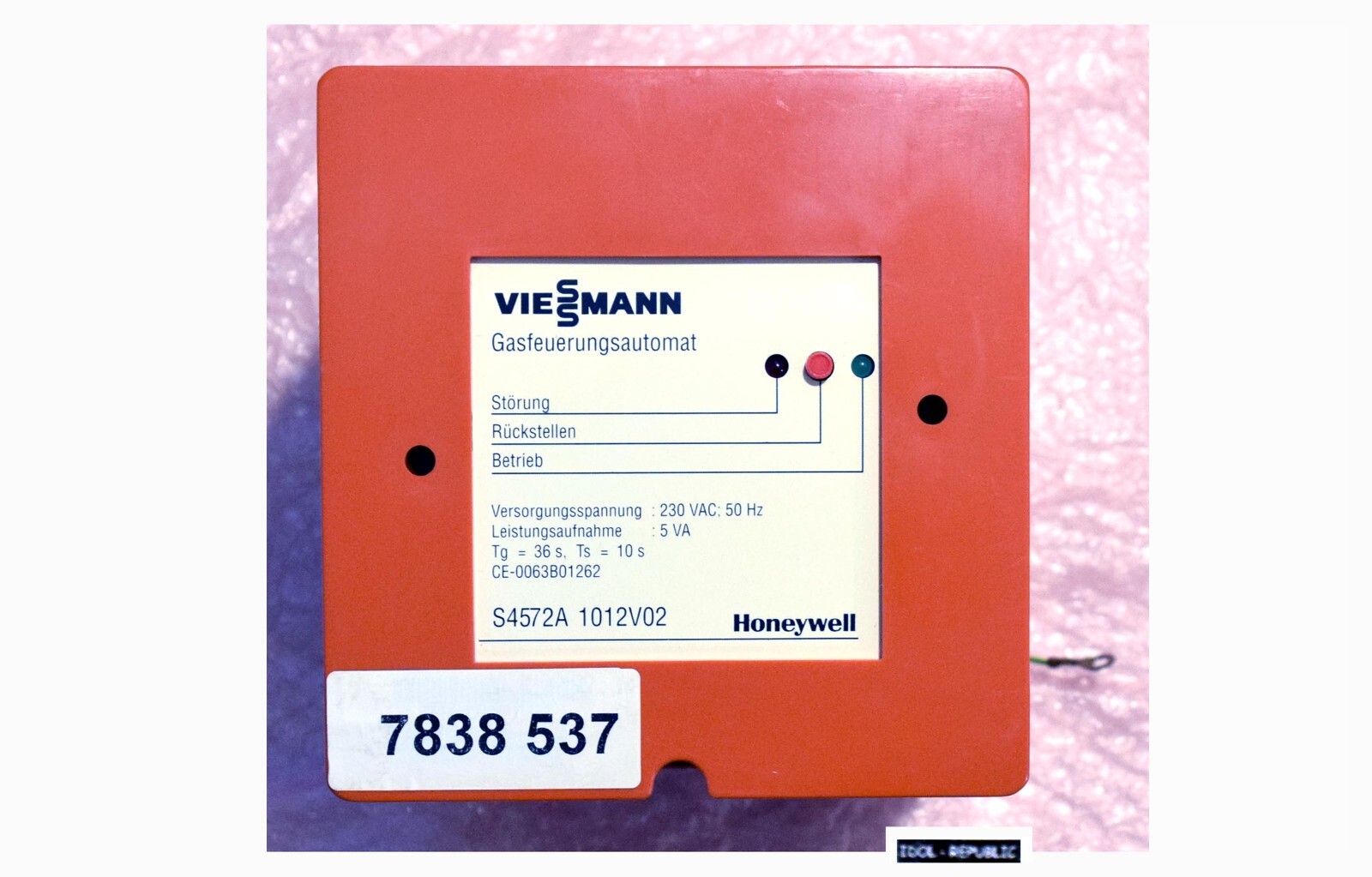 Viessmann 7838537 Brennersteuerung 2-stufig GLZ 7838 537 für 7822 