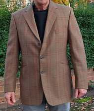Men`s Bladen  Wool Multicoloured Check Jacket, New Without Tags Never Been Worn