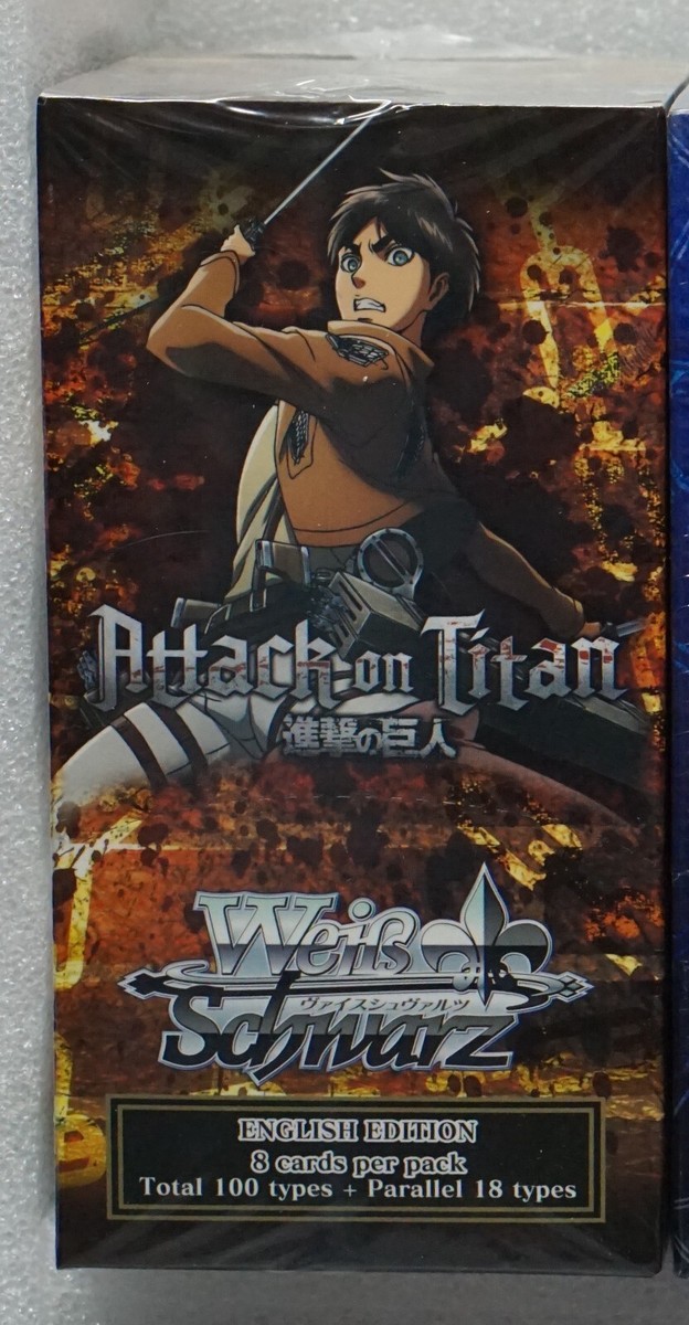 Weiss Schwarz Attack on Titan English Booster Box Weiss Schwarz Attack on Titan English Booster Box