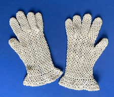 PAIR OF CROCHET GLOVES - early 20th century - communion