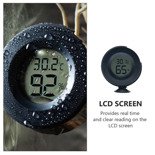 Thermometer Digital Temperature Hygrometer Humidity Sensor Reptile Monitor - Picture 5 of 12