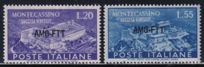 U149 TRIESTE AMG-FTT - Monte Cassino, Series No. 119/120 - MH*
