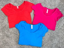 UC Women's LUXE JUNKIE Cap Sleeve Scoop Neck Fitted Layering Stretch Top OS