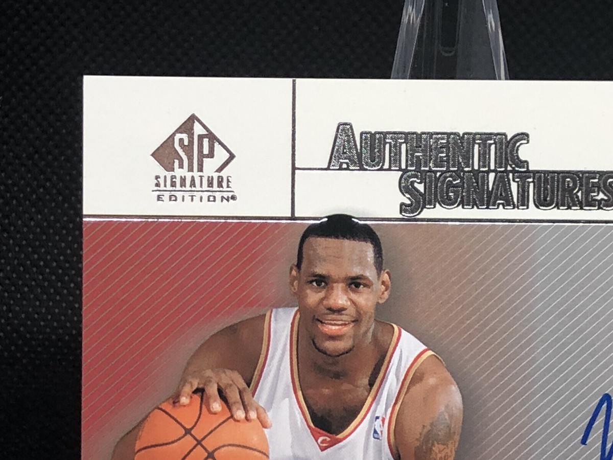 2003-04 Lebron James SP Signature Edition ROOKIE AUTOGRAPH ORG