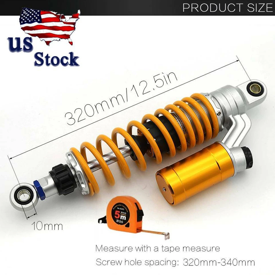 320mm Rear Shocks Absorber Cushion Suspension For Monkey Bike Z125 2018-2024 23 - Image 2 of 4