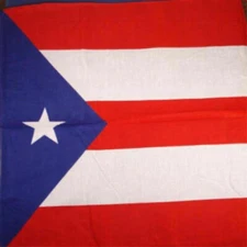 Puerto Rico Cotton Bandana (22" x 22")