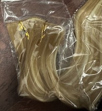 Luhul 24" long straight Synthetic Clip in Hair Extensions 27H613 blonde highlig