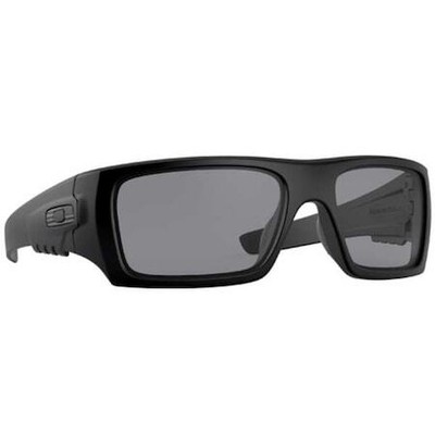 Oakley Oo9253-10 Safety Glasses, Det Cord, Gray Anti-Fog, Anti-Scratch Lens,