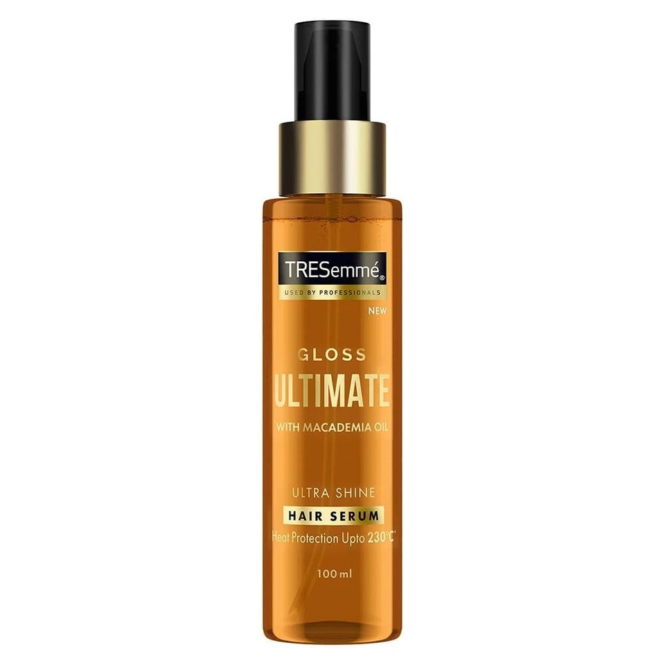 TRESemme Gloss Ultra Shine Hair Serum 100 ml avec huile de macadamia et vitam... - Photo 1/4