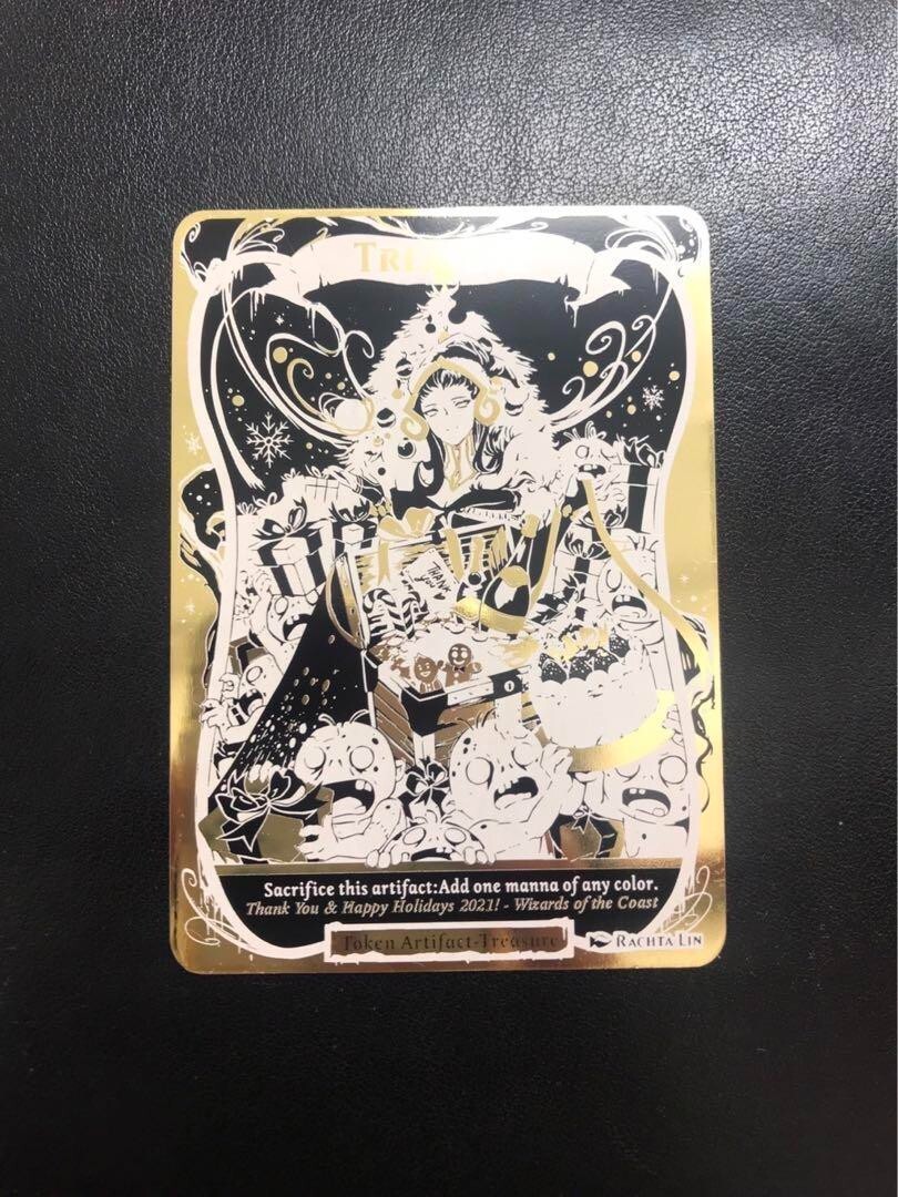 MTG Metal Treasure Token Liliana DIY gold japan | eBay