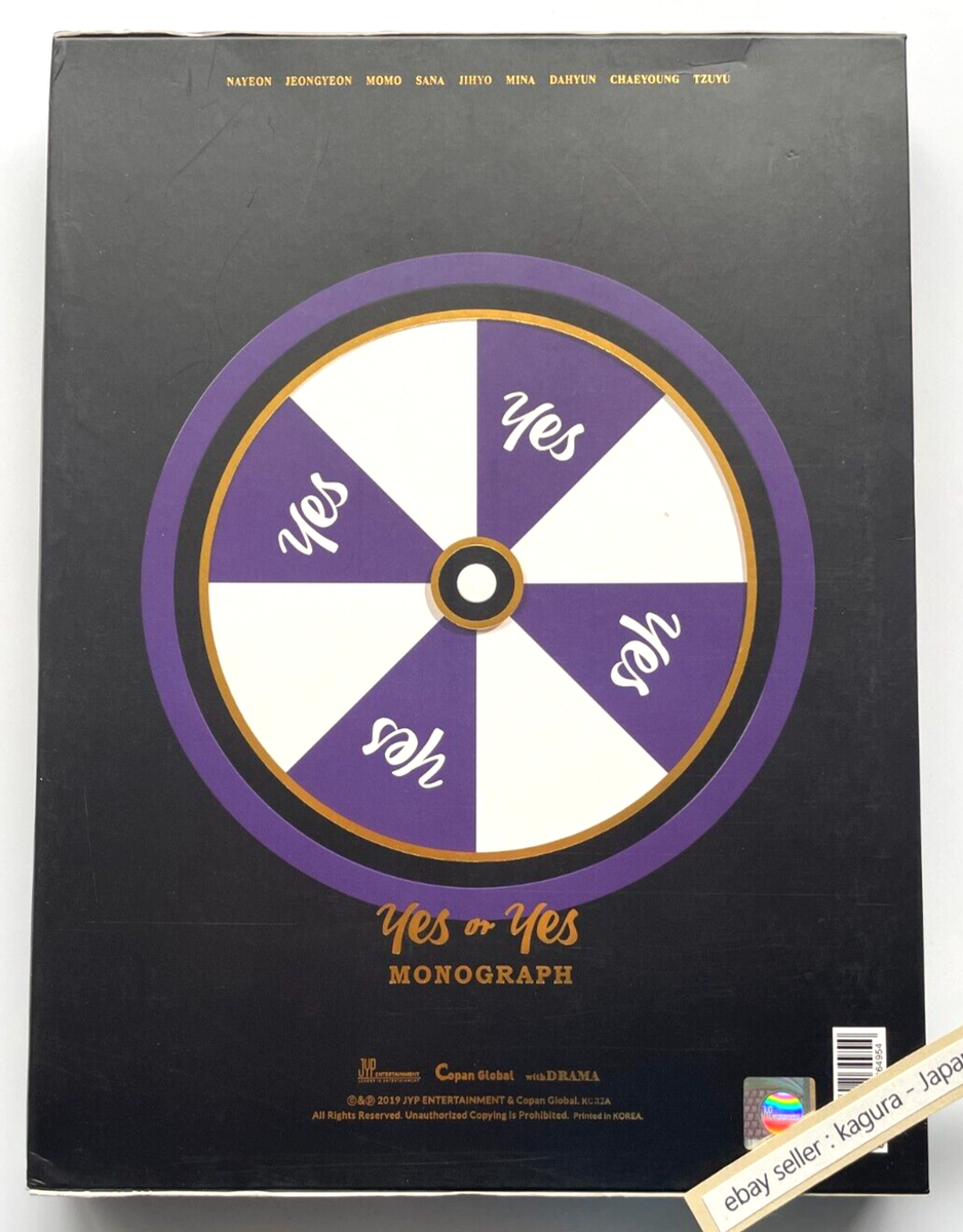 TWICE Monograph Yes or Yes Official Photobook 2019 / No Photocard