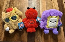 Bum Bumz Friends Plush Set Of 3 - Turkey, Peephole, and Lobster NWT