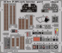 Eduard P-40N Warhawk Interior Cockpit Bausatz ÄTzteile 1:32FüR Hasegawa