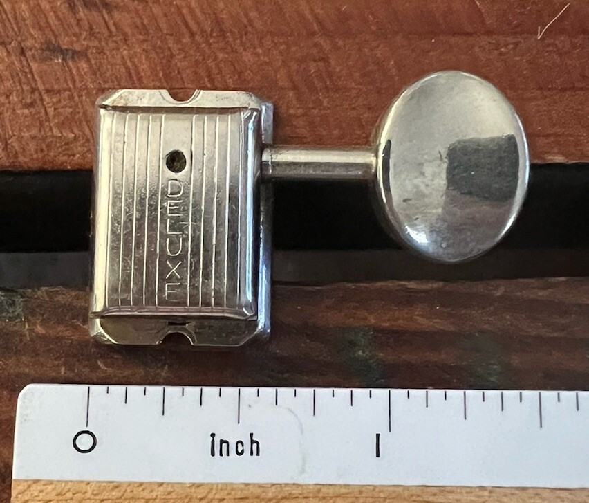 Kluson Tuner Vintage クルーソン ビンテージ ペグ 6 In Line Vintage Kluson-Style Tuners Insert Top Posts RH