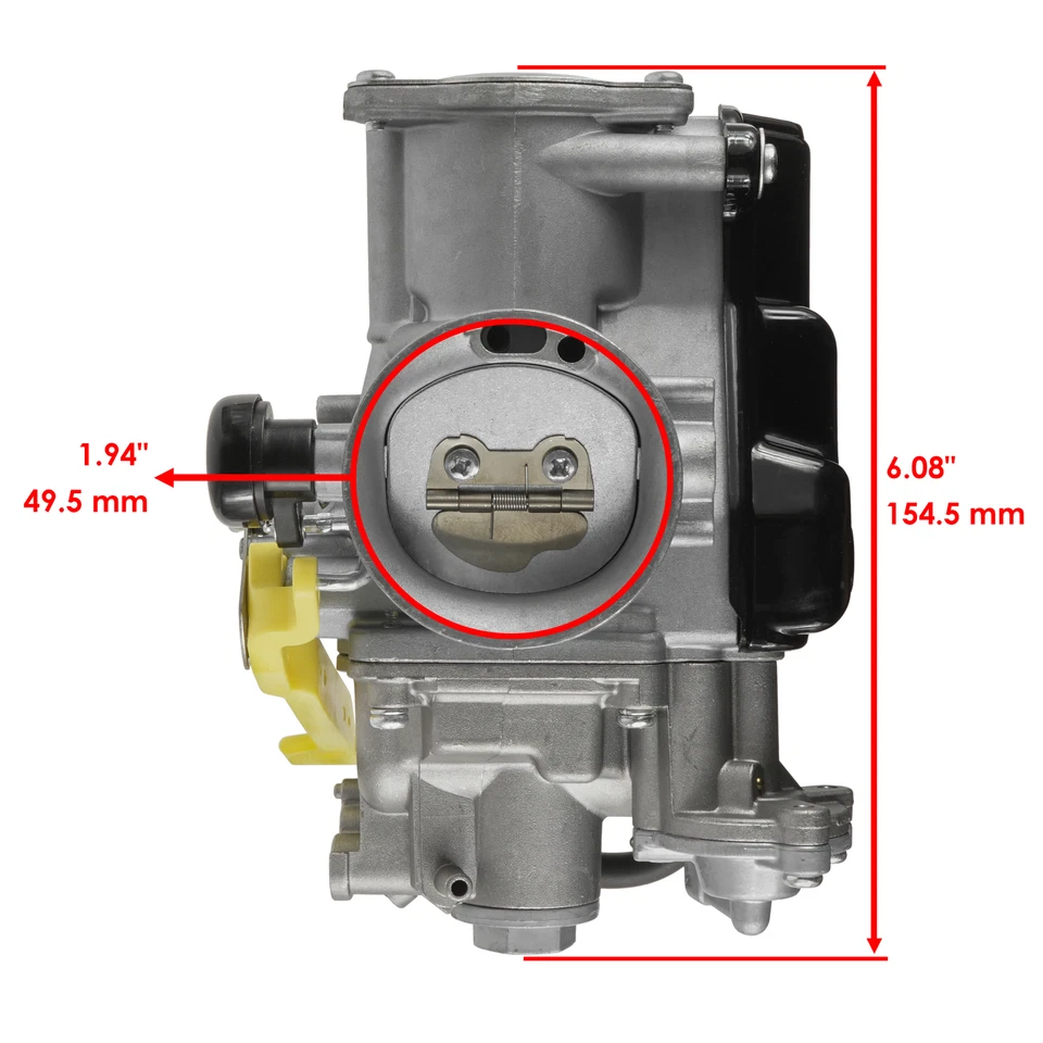 Caltric Carburetor For Honda Sportrax 300 TRX300EX TRX300 EX 2X4 1993-2006 - Image 2 of 4