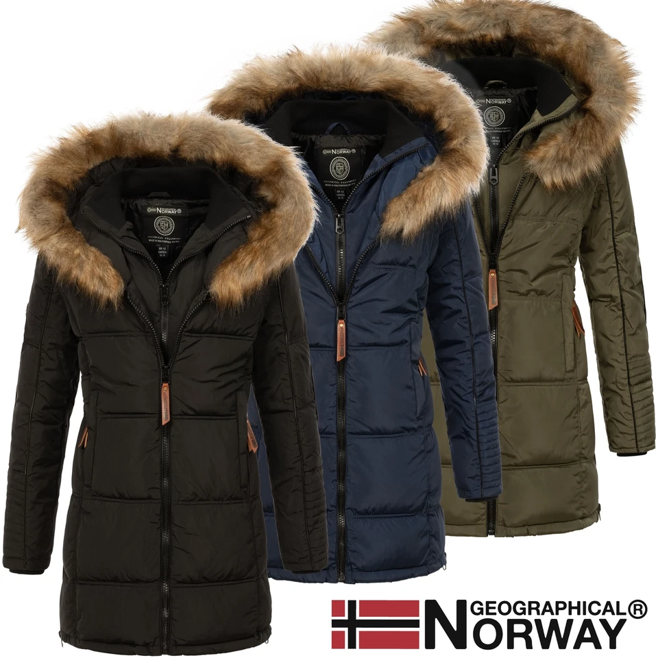 Geographical Norway Chaqueta Mujer Invierno Abrigo Invierno Parka Hermosa S-XXL
