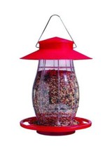 Heritage Farm Lantern Feeder Null Red
