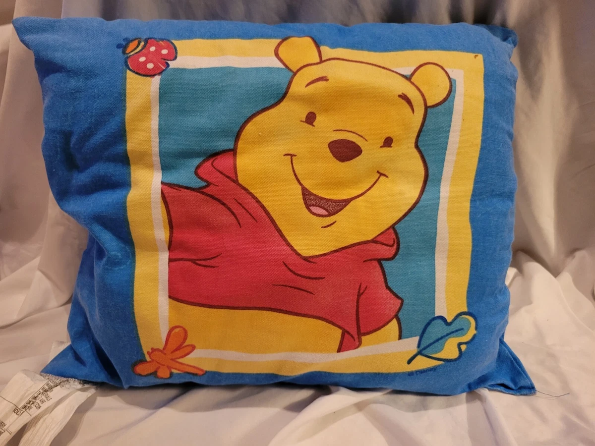 Vtg 90 s Disney Winnie the Pooh Two Sided Throw Pillow Tigger 17