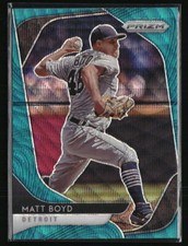 Matt Boyd 2020 Panini Prizm Prizms Teal Wave #199 Baseball Card