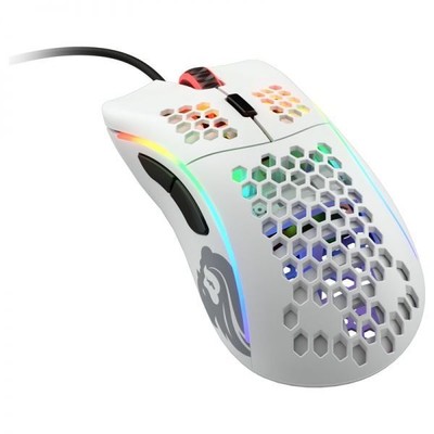 Herrliche PC Gaming PC Gaming Race Model D Gaming Maus - weiß, matt
