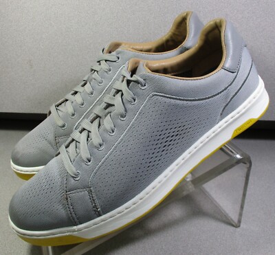 258517 MS50 DAXTON MEN'S SHOES 11.5 M GRAY KNIT LACE UP BY JOHNSTON & MURPHY