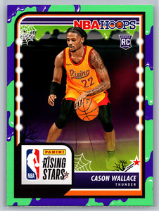 Cason Wallace 2023-24 Panini NBA Haunted Hoops Slime Rookie #281 Rising Stars