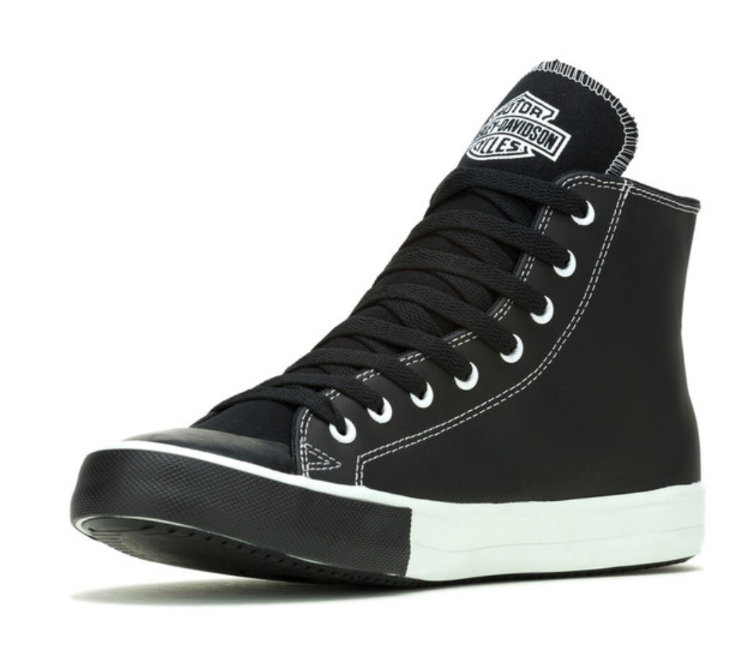 Harley Davidson Men's Baxter High Top #1 Leather Sneakers