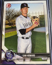 Sam Howard- Colorado Rockies- 2018 Bowman- BP109- Prospect MLB Baseball