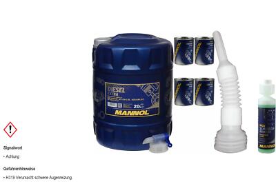 20L MANNOL Motoröl SAE 10W-40 DIESEL EXTRA inkl. Auslaufhahn Schlauch Reiniger