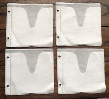 Lot of 10 CD Sleeves fabric Pouch Inserts - double sided