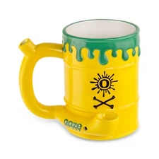 Ooze Life Ceramic Novelty Coffee Mug - Funny Mug for Gift - Toxic Waste Barrel