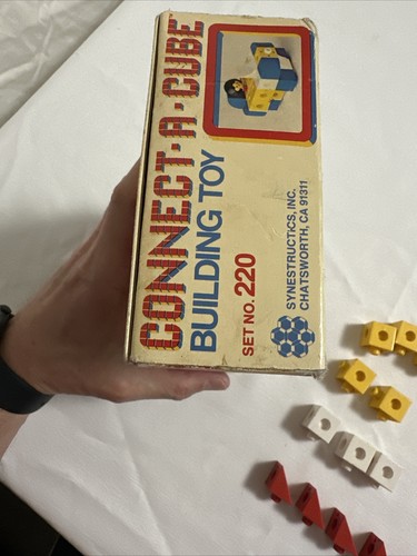 Giocattolo Gigo Connect blocchi da costruzione cubo NO. 220 Vintage 1977 - LEGGERE - Foto 10 di 14
