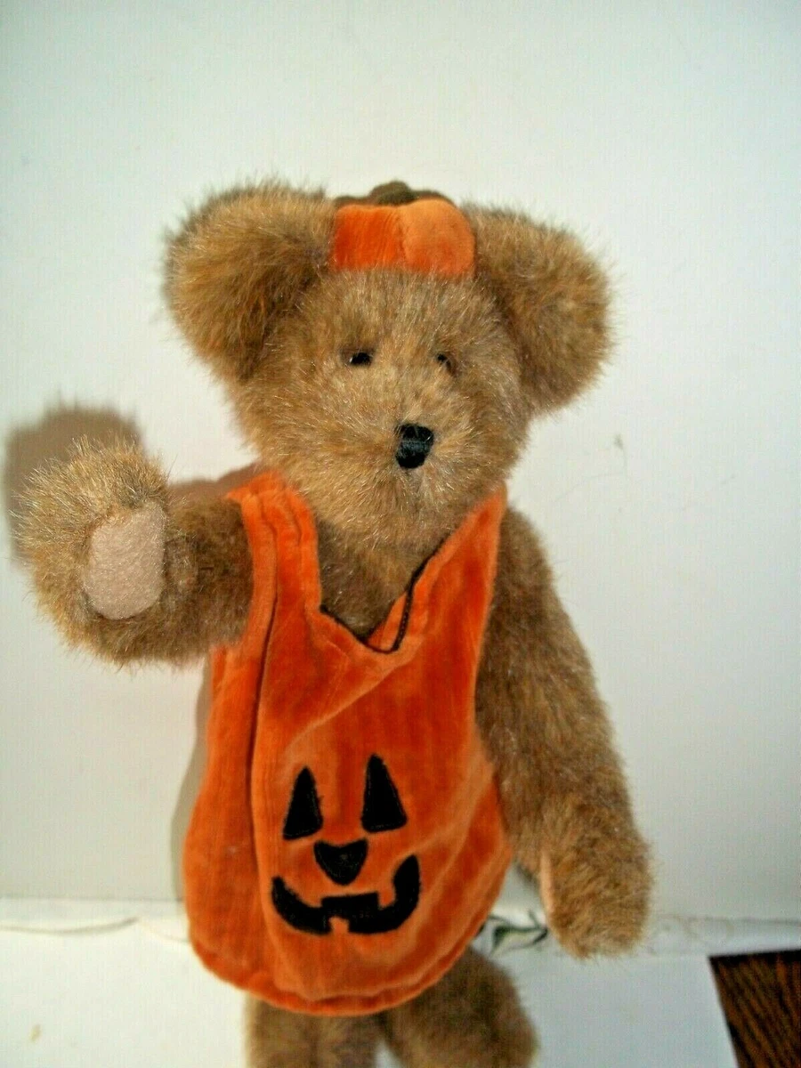 BOYD'S BEARS JACK O. Lantern 12 HALLOWEEN Pumpkin #919631 Tags