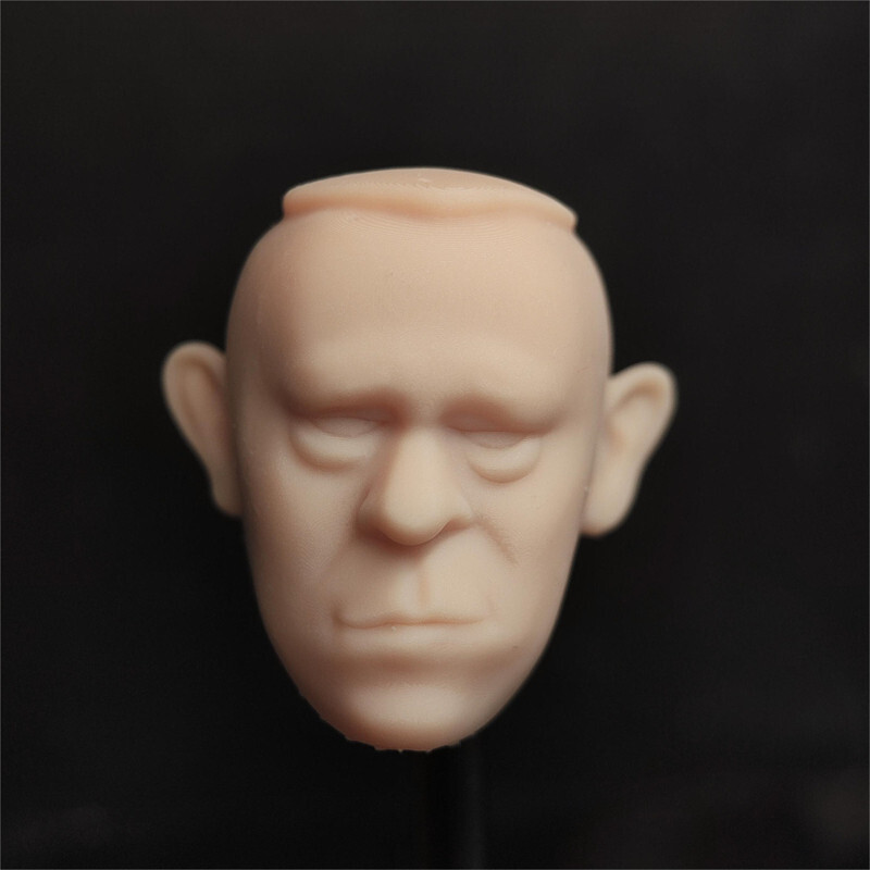 Blank 1/18 Scale The Keep Cool Jiang Wen Head Sculpt Unpainted Fit 3.75