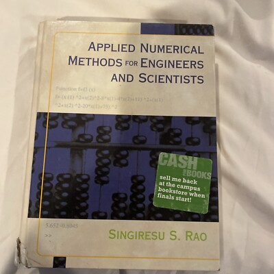 Applied Numerical Methods for Engineers and Scientists by Rao, Singiresu