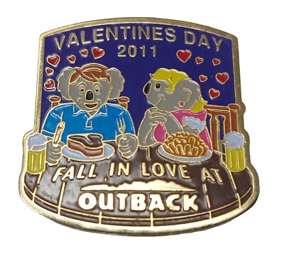 Outback Steakhouse Pin Valentines Day 2011 