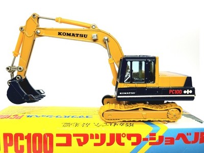 Komatsu PC100 Excavator - Shinsei 1:48 Scale Diecast Model #613 | eBay