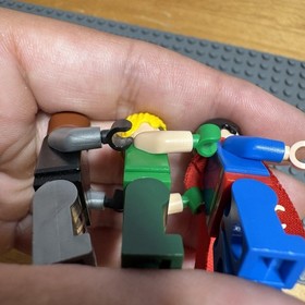 Lego darkseid invasion Minifigures (76028)-Cyborg, Green Arrow, Hawkman,Darkseid