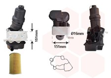 Ölkühler Motoröl *** IR PLUS *** VAN WEZEL 58013730 für VW GOLF 5 1K1 6 5K1 B6 3